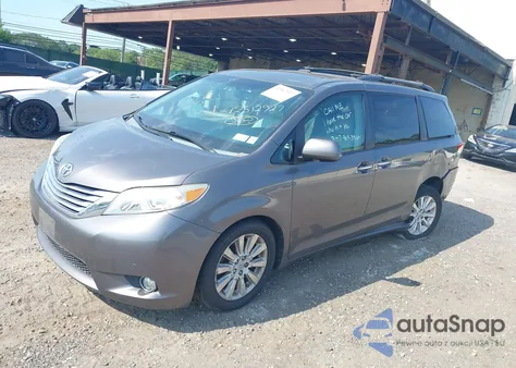 2011 Toyota Sienna Limited из США, поврежденный, VIN 5TDDK3DC8BS029389